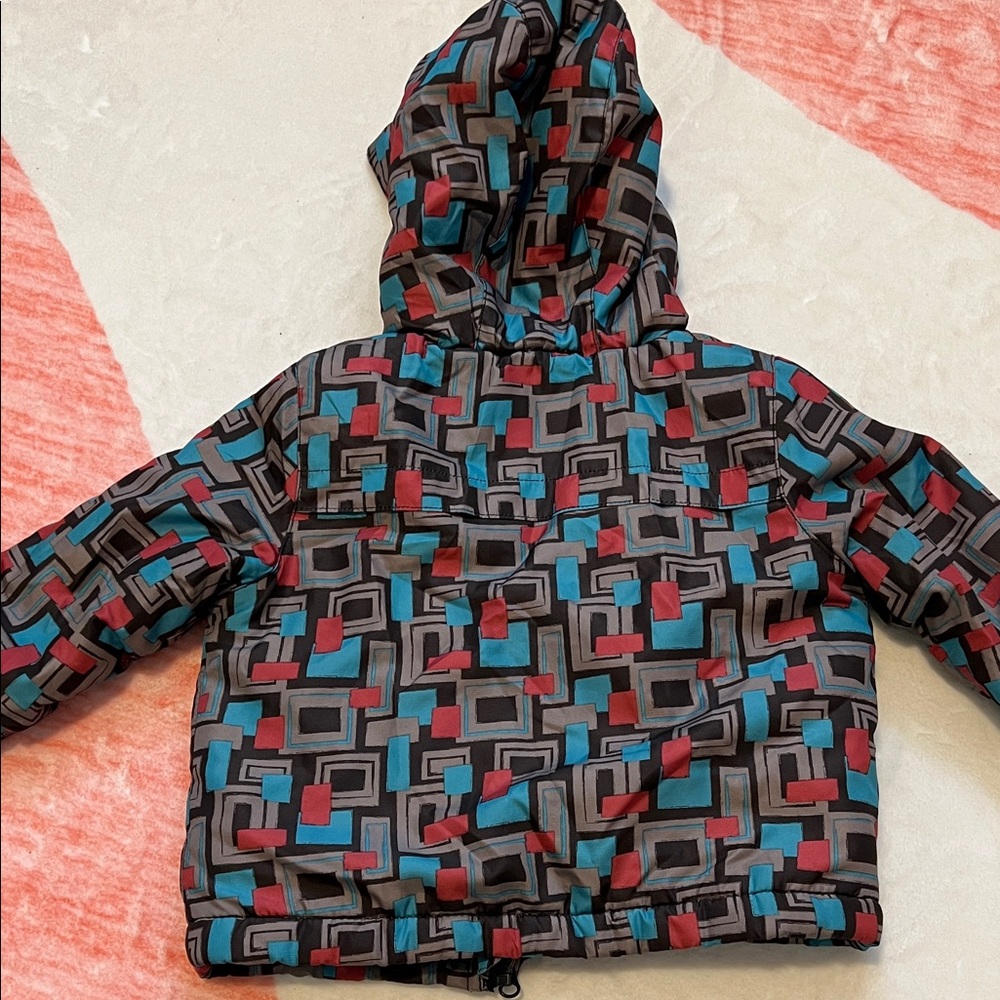 Geometric Patterned Toddler Jacket - Picture 3 of 4